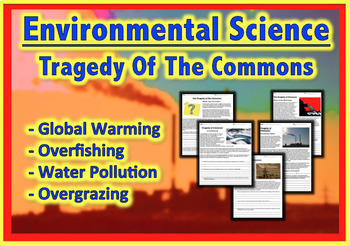 Preview of Environmental Science Work Packet - Tragedy of the Commons