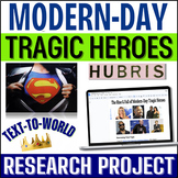 Tragic Hero Research Project - Hero Archetype Activities -