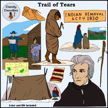 Preview of Trail of Tears Clip Art