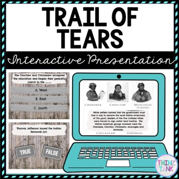 Preview of Trail of Tears Interactive Google Slides™ Presentation | Distance Learning