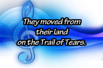Preview of Trail of Tears - Educational Music Video - Song - Lesson Plan