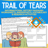 Trail of Tears Packet: No-Prep Informational History Passa
