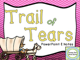 Trail of Tears PowerPoint and Notes Set