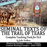 Trail of Tears Paired Seminal Texts Primary Sources Lesson