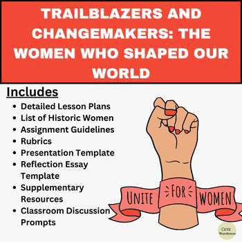 Preview of Trailblazers & Changemakers: Celebrating Historic Women Project | Womens History
