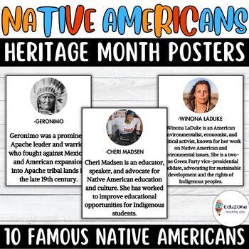 Preview of Trailblazing Native American Leaders: Posters Of Native American Heritage Month