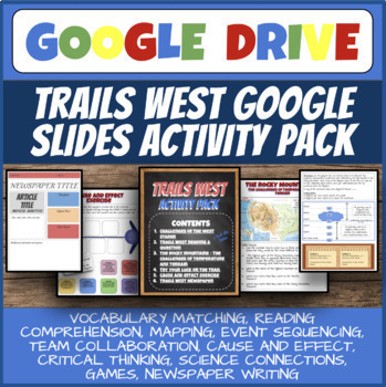 Preview of Trails West/Mountain Men (Oregon & Santa Fe Trail) Activity Pack - Google Slides
