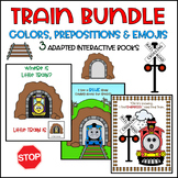 Train Bundle | 3 Adapted Interactive Books | Colors | Prep