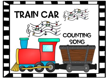 Preview of Train Car Counting Song with Matching Train Cars!