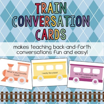 Preview of Train Conversation Cards