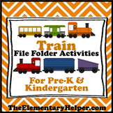 Train File Folder Activities for Preschool and Kindergarten