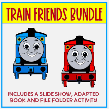 Preview of Train Friends Bundle for AAC Core Vocabulary | Autism | Early Intervention