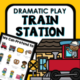 Train Station Dramatic Play Preschool & Pretend Play Pack