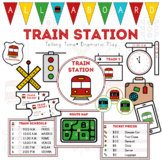 Train Station Dramatic Play • Telling Time • Role Play