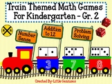 Kindergarten to Second Grade ~ Train Themed Math Games