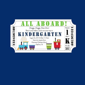 train ticket customizable by music is elementary tpt