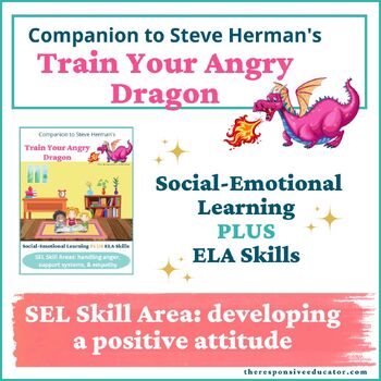 Preview of Train Your Angry Dragon (by Steve Herman) Interactive Read Aloud, SEL+ELA