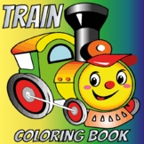 Train coloring pages (Train coloring book)