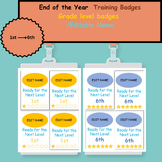 Training Badges - Grades 1st-6th - End of the Year Activit