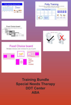 Preview of Training Bundle, Special Needs Therapy, DDT Center, ABA, montessori