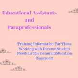 Professional Development: Paraprofessionals/Educational As