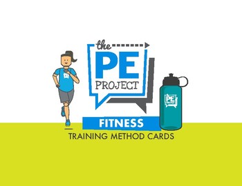 Preview of Fitness Training Methods Skill Cards - The PE Project