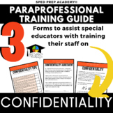 Training Paraprofessionals-Confidentiality