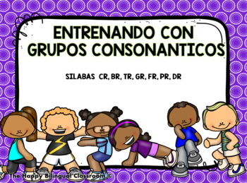 Preview of Training and Learning Silabas Grupos Consonanticos con letra R Video Slideshow