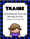 Trains: Informational Text and Writing Activity