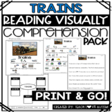 Trains Reading Comprehension Passages and Questions with Visuals