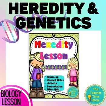 Preview of Traits Heredity & Genetics Notes Activity and Slides Heredity Lesson