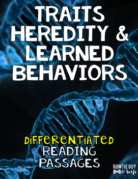 Preview of Traits, Heredity, & Learned Behaviors Differentiated Nonfiction Reading Passages