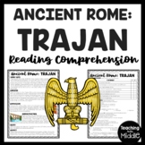 Trajan Biography Reading Comprehension Worksheet Ancient Rome