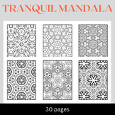 Tranquil Mandala: End of year and summer easy simple manda