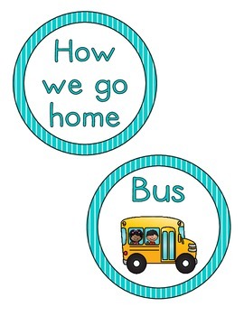 Tranquil Turquoise How We Go Home Signs by Enchanted in Elementary