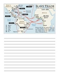 Transatlantic  Slave Trade Map Notebooking Page 1