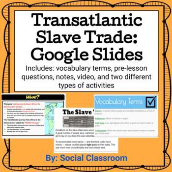 Preview of Transatlantic Slave Trade: Google Slides (SS6H1)