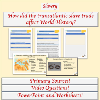 Preview of Transatlantic Slave Trade | Slavery | World History | Full Unit