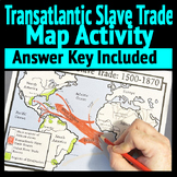 Transatlantic Slave Trade Student Map and Questions
