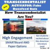 Transcendentalism Activity: Fake Buzzfeed Quiz "How Transc