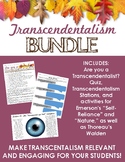 Transcendentalism BUNDLE: Stations, activities + ESCAPE RO