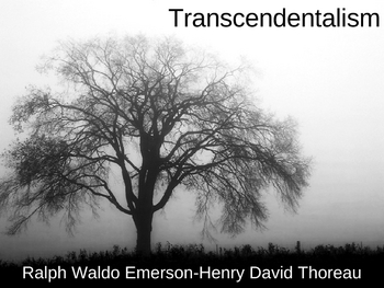Preview of Transcendentalism, Emerson and Thoreau Powerpoint (60 slides)