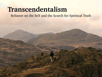 Preview of Transcendentalism PowerPoint- The American Transcendentalists