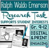 Transcendentalism Ralph Waldo Emerson Education Research T