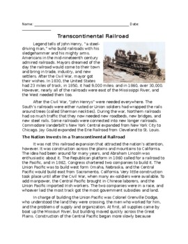 Preview of Transcontinental Railroad