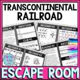 Transcontinental Railroad Escape Room Activity - Reading C
