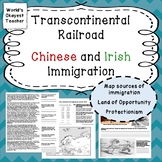 Transcontinental Railroad and Chinese and Irish Immigration