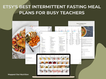 Preview of Transform Your Health:Intermittent Fasting Meal Plans for Teachers WEEK 2