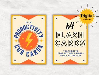 Preview of Transform Your Productivity with Magical Mindful Moments - Printable Flashcards