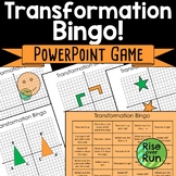 Math Bingo Game for Geometric Transformations Practice